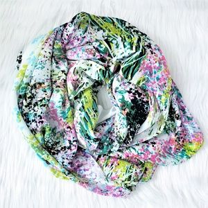 MOHITO colorful floral print square scarf